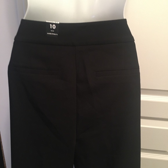 Black Narrow Leg Classic Pants - Picture 5 of 9